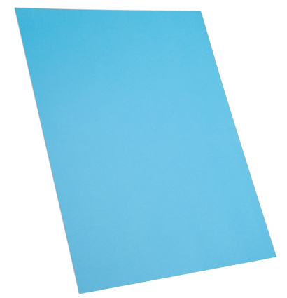 Цветная бумага Синий бирюзовый для рисования и дизайна Sadipal Sirio пачка А4 / 50 листов / 120 гм