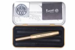Ручка гелевая Kaweco Brass Sport 0.7 мм латунь в футляре золотистая
