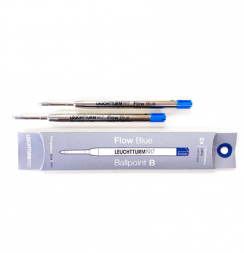 Набор стержней для шариковой ручки Leuchtturm «Drehgriffel Nr. 1» толщина линии B, цвет королевский синий, 2 шт