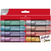 Набор маркеров-текстовыделителей Faber-Castell TL-46 металлик 8 цветов