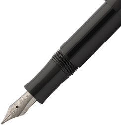 Перьевая ручка Kaweco Skyline Sport черная в пластиковом корпусе корпусе с синим картриджем