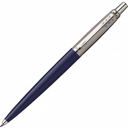 Ручка шариковая Parker Jotter Blue Chrome CT 1 мм синие чернила, подарочная упаковка