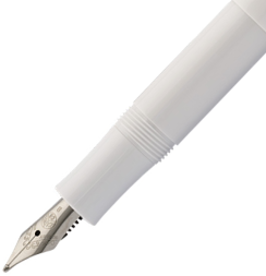 Перьевая ручка Kaweco Skyline Sport белая в пластиковом корпусе корпусе с синим картриджем