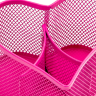 Подставка для ручек и маркеров "Розовое сердце" Berlingo металлическая, 3 секции купить в магазине товаров для рисования Скетчинг ПРО с доставкой по РФ и СНГ