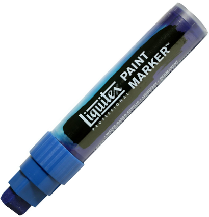 Маркер акриловый Liquitex Paint Marker широкий 15 мм 316 голубая ФЦ (зеленый оттенок)