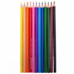 Карандаши цветные Koh-I-Noor Triocolor набор 12 цветов в картонной упаковке