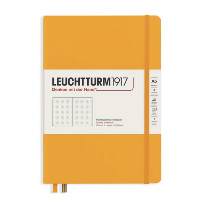 Записная книжка Leuchtturm «Rising Colours» А5 в линейку теплый желтый 123 стр.