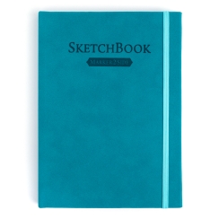 Скетчбук для маркеров двусторонний Малевичъ 2Side, бирюзовый, 220 г/м, 15х21 см, 40л