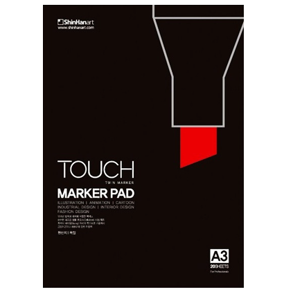 Альбом для маркеров Touch Marker Pad с пропиткой A3 / 20 листов / 75 гм