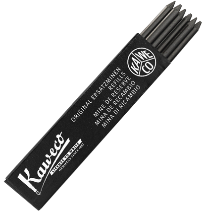 Грифели для карандашей Kaweco набор 6 штук, мягкость 5B (3,2 мм)
