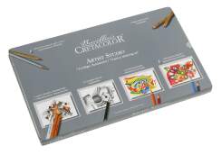 Большой набор карандашей Cretacolor Artist Studio Line 71 шт цветные, акварельные, простые в пенале