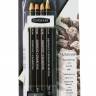 Набор угольных карандашей Derwent Charcoal Pencils 9 предметов купить в художественном магазине Скетчинг Про
