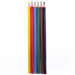 Карандаши цветные Koh-I-Noor Triocolor набор 6 цветов в картонной упаковке