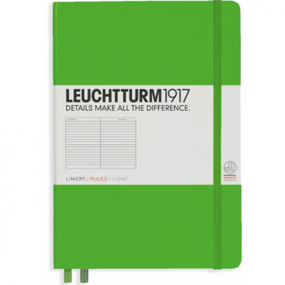 Записная книжка Leuchtturm «Medium» A5 в линейку насыщенный зеленый 251 стр.