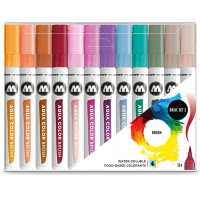 Набор акварельных маркеров Molotow AQUA COLOR BRUSH "Базовый 2" 12 шт