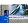 Van Gogh Royal Talens 12 набор цветных карандашей в фирменном кейсе купить в художественном магазине Скетчинг ПРО с доставкой по РФ и СНГ