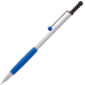 Мини механический карандаш Tombow ZOOM 717 (0.5 мм), серебряно-синий  купить в художественном магазине Скетчинг Про с доставкой по РФ и СНГ