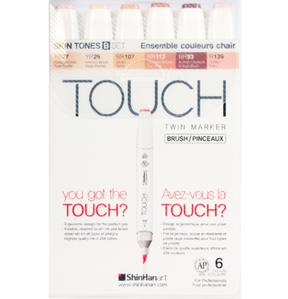 Touch Brush 6 Skin купить набор маркеров для рисования