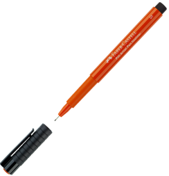 Линер капиллярный Faber-Castell Pitt Artist Pen цвета сангина, перо S - 0.3 мм