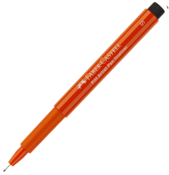 Линер капиллярный Faber-Castell Pitt Artist Pen цвета сангина, перо S - 0.3 мм