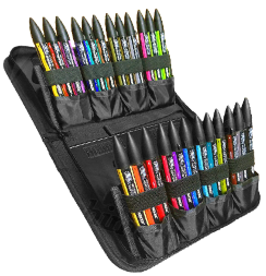 Набор маркеров Winsor & Newton 24 MIX (браш, металлик, неон, про) в пенале