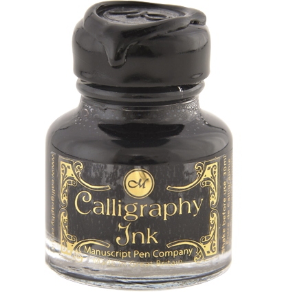 Чернила для каллиграфии Manuscript Calligraphy Gift Ink 30 мл черные