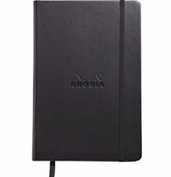 Скетчбук Rhodia Webnotebook твердая обложка черный А5 / 96 листов / 90 гм