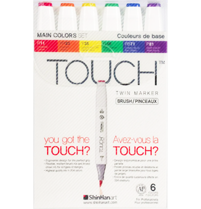 Touch Brush 6 Main купить набор маркеров для рисования