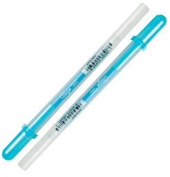 Глянцевая ручка-контур Sakura Glaze 3D Roller Turquoise для всех поверхностей бирюзовая