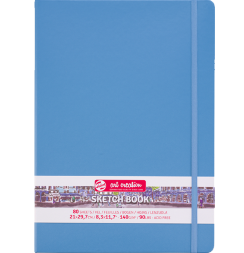 Скетчбук голубой для зарисовок Art Creation Sketchbook Royal Talens с резинкой А4 / 80 листов / 140 гм