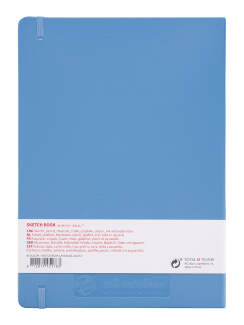 Скетчбук голубой для зарисовок Art Creation Sketchbook Royal Talens с резинкой А4 / 80 листов / 140 гм