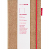 Блокнот SenseBook Red Rubber M на резинке с кожаной обложкой клетка А5 / 80 гм купить в магазине Скетчинг Про с доставкой по всему миру