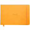 Блокнот в точку Rhodia Webnotebook твердая обложка оранжевый горизонтальный А5 / 96 листов / 90 гм