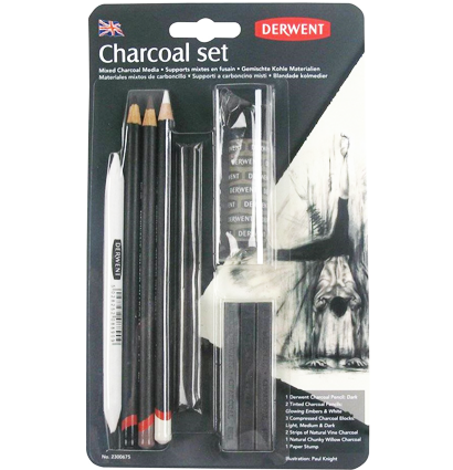 Набор угольных карандашей Derwent Charcoal Pencils 10 предметов