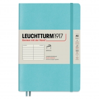 Записная книжка Leuchtturm «Rising Colours» А5 в линейку бирюзовая 123 стр.
