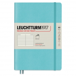 Записная книжка Leuchtturm «Rising Colours» А5 в линейку бирюзовая 123 стр.