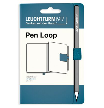 Петля для ручки Leuchtturm «Pen Loop» голубой камень
