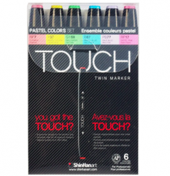 Touch Twin 6 Pastel набор маркеров для скетчинга (пастельные)