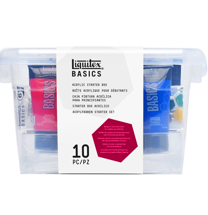 Набор акриловых красок Liquitex Acrylic Basics Starter 6 цветов в тубах 75 мл