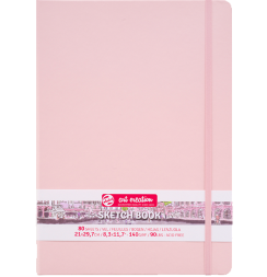 Скетчбук розовый для зарисовок Art Creation Sketchbook Royal Talens с резинкой А4 / 80 листов / 140 гм