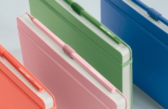 Записная книжка Leuchtturm «Medium» A5 в клетку пастельный зеленый 251 стр.