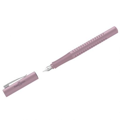 Ручка перьевая Faber-Castell Grip дымчато-розовый корпус перо 0.75 мм