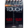 Купить маркеры для скетчинга и рисования тач Touch Twin в наборе 6 штук древесные цвета магазин ПРОСКЕТЧИНГ