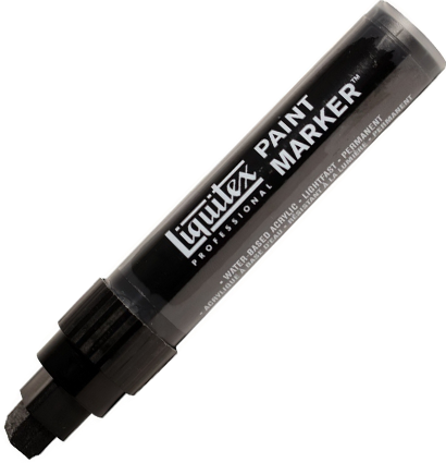 Маркер акриловый Liquitex Paint Marker широкий 15 мм 337 чёрный карбон