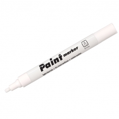 Маркер-краска Centropen Paint Marker 9100 белый 5 мм лаковый