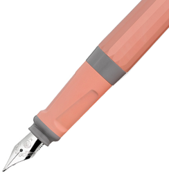 Перьевая ручка Kaweco Perkeo Cotton Candy розово-серая в пластиковом корпусе корпусе с синим картриджем
