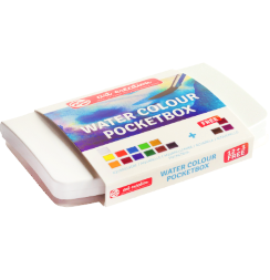 Набор акварельных красок в кейсе Art Creation Watercolor Royal Talens 15 цветов в кюветах