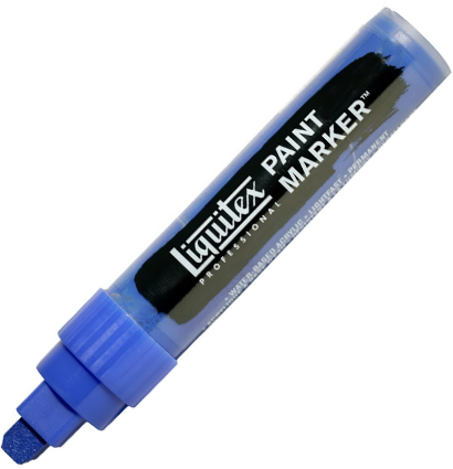Маркер акриловый Liquitex Paint Marker широкий 15 мм 381 кобальт синий имит