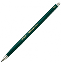 Карандаш цанговый Faber-Castell TK 9400 зеленый, грифель 2 мм HB