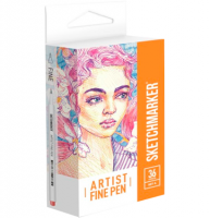 Набор 36 линеров капиллярных Sketchmarker Artist Pen "Базовый 1"